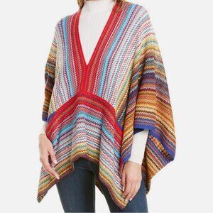 Missoni Wool Blend Zig Zag Poncho